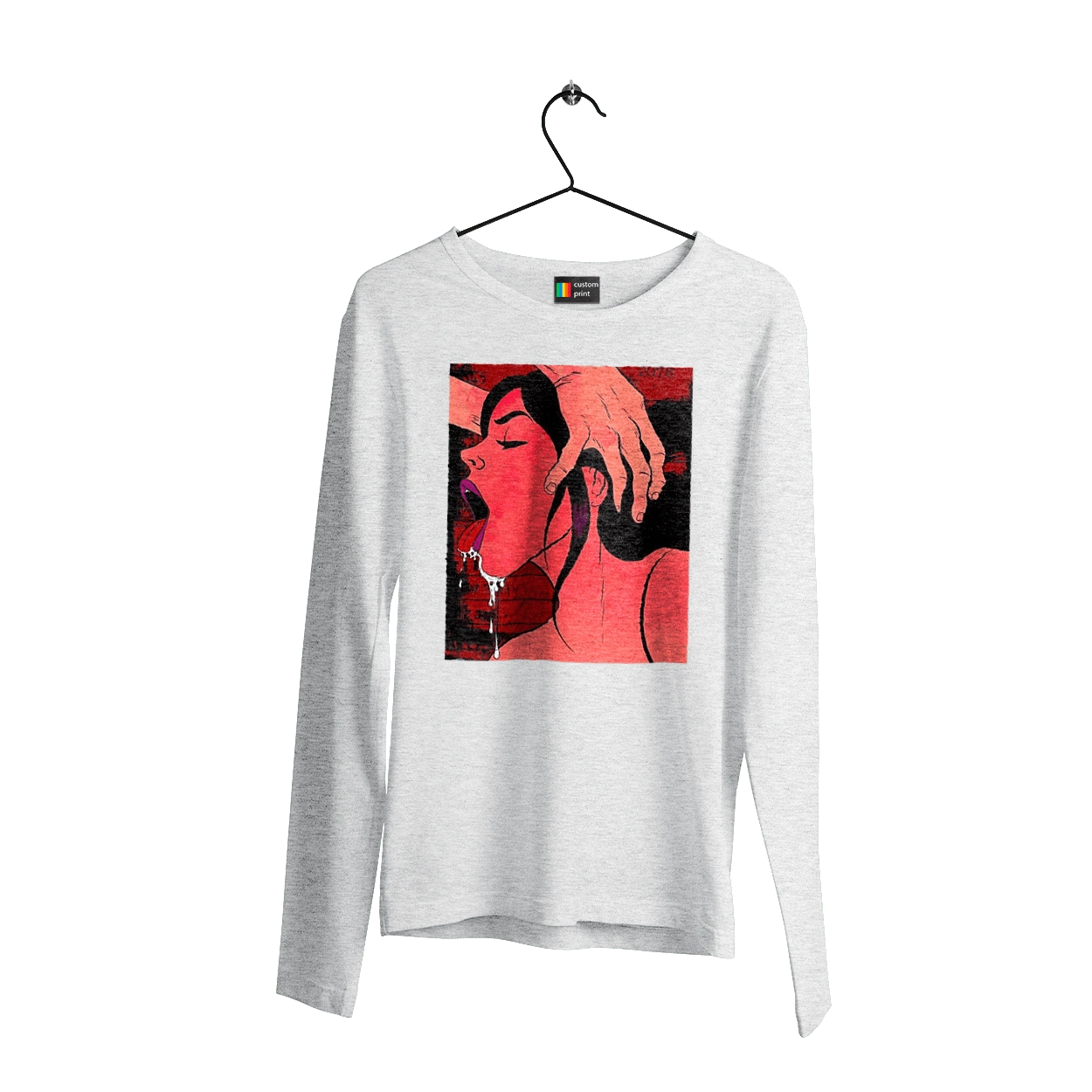 Girl Sucks With Saliva