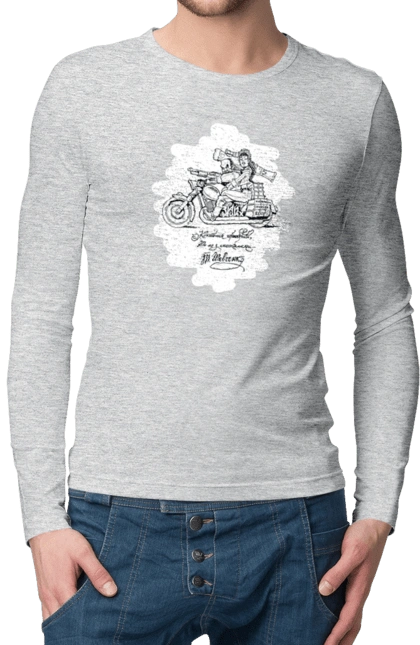 Shevchenko on a motorcycle