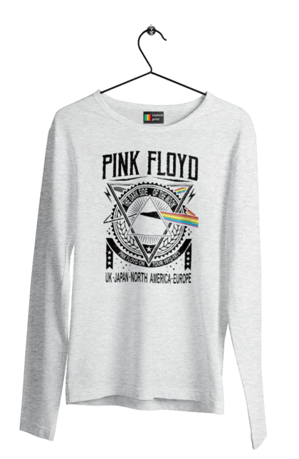 Men's longsleeve with prints Pink Floyd. Album, music, pink floyd, rock, rock band. 2070702