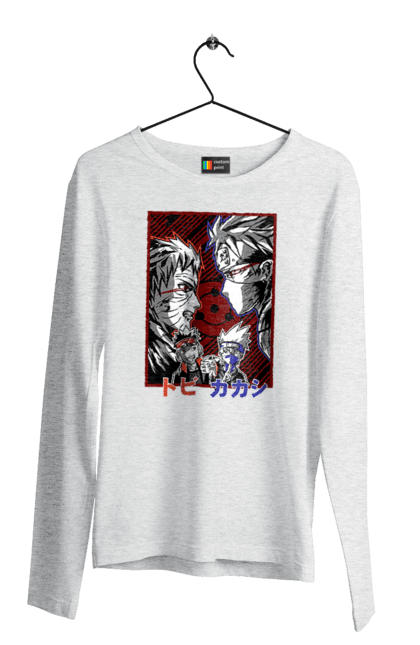 Men's longsleeve with prints Naruto Kakashi Hatake. Anime, kakashi, manga, naruto, shinobi, shonen, team number 7. 2070702