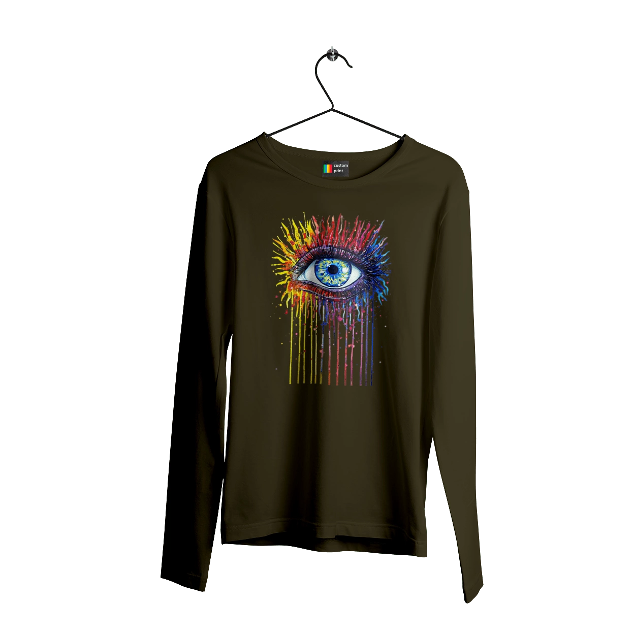 Красочно Течет Глаз