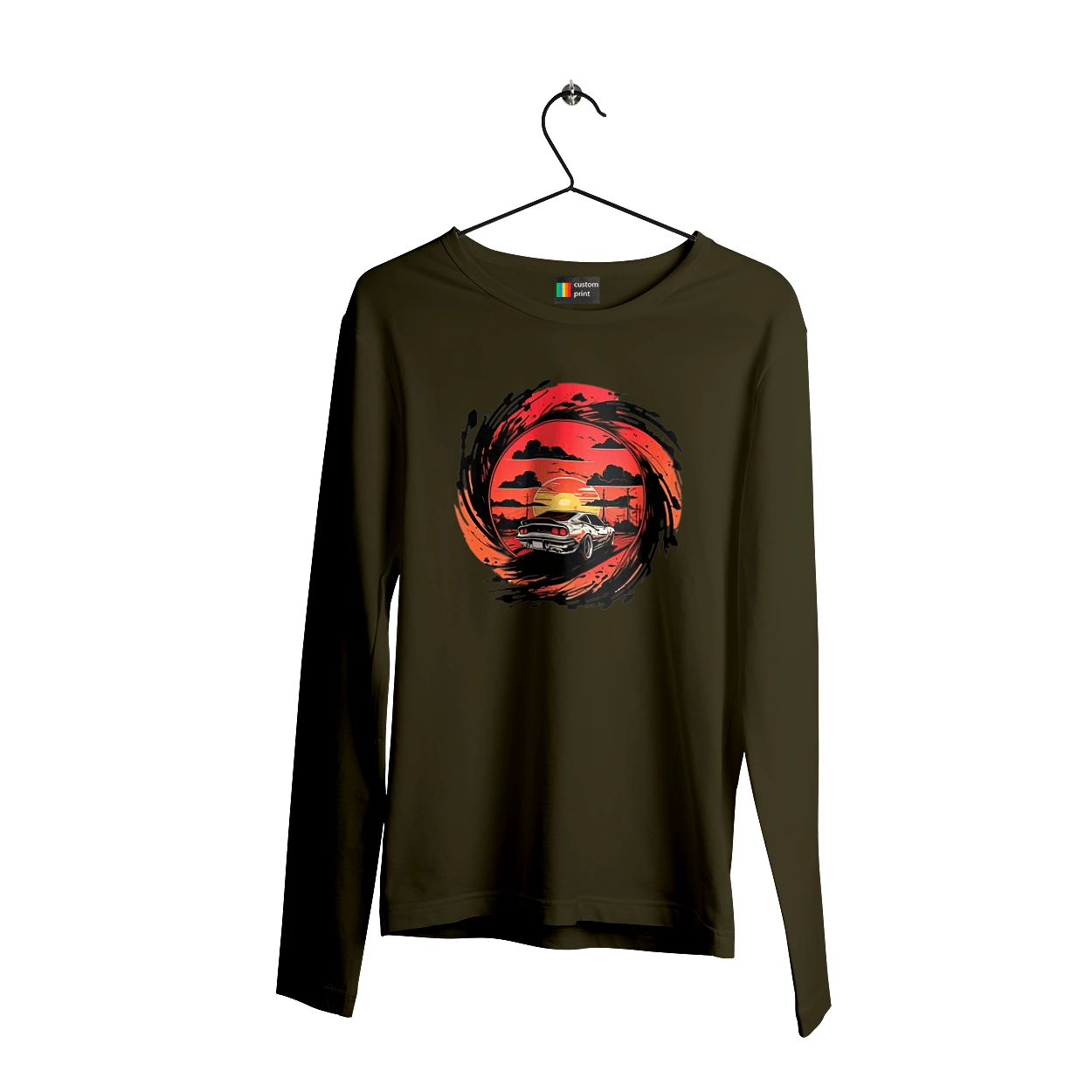 Феррари на закате