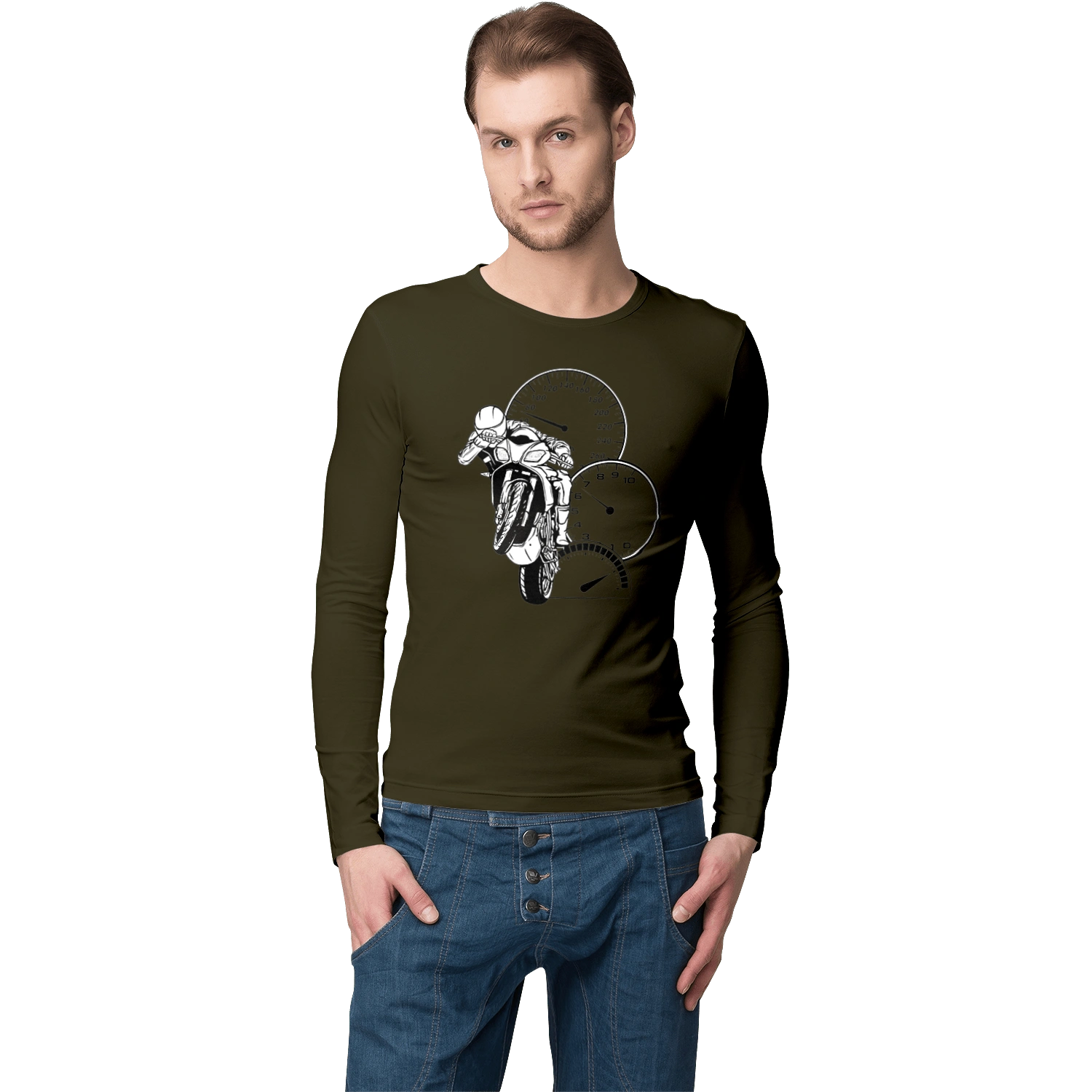 Мотоцикл Скорость Черный