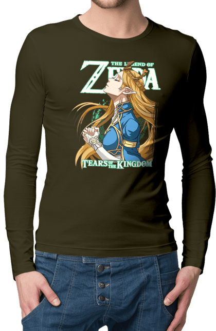 Men's longsleeve with prints The Legend of Zelda Princess Zelda. Legend of zelda, nintendo, princess, princess zelda, zelda. 2070702