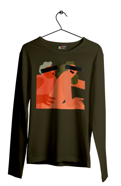 Мужской лонгслив с принтом Любовь и скрытая камера. Prikol, smex, дружба, жвачка, любов, мир, нас не узнают, секс, скрытая камера, юмор. 2070702