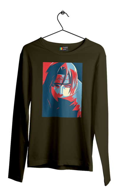 Men's longsleeve with prints Naruto Itachi. Anime, character, itachi, itachi uchiha, manga, naruto, ninja, tv series, uchiha. 2070702