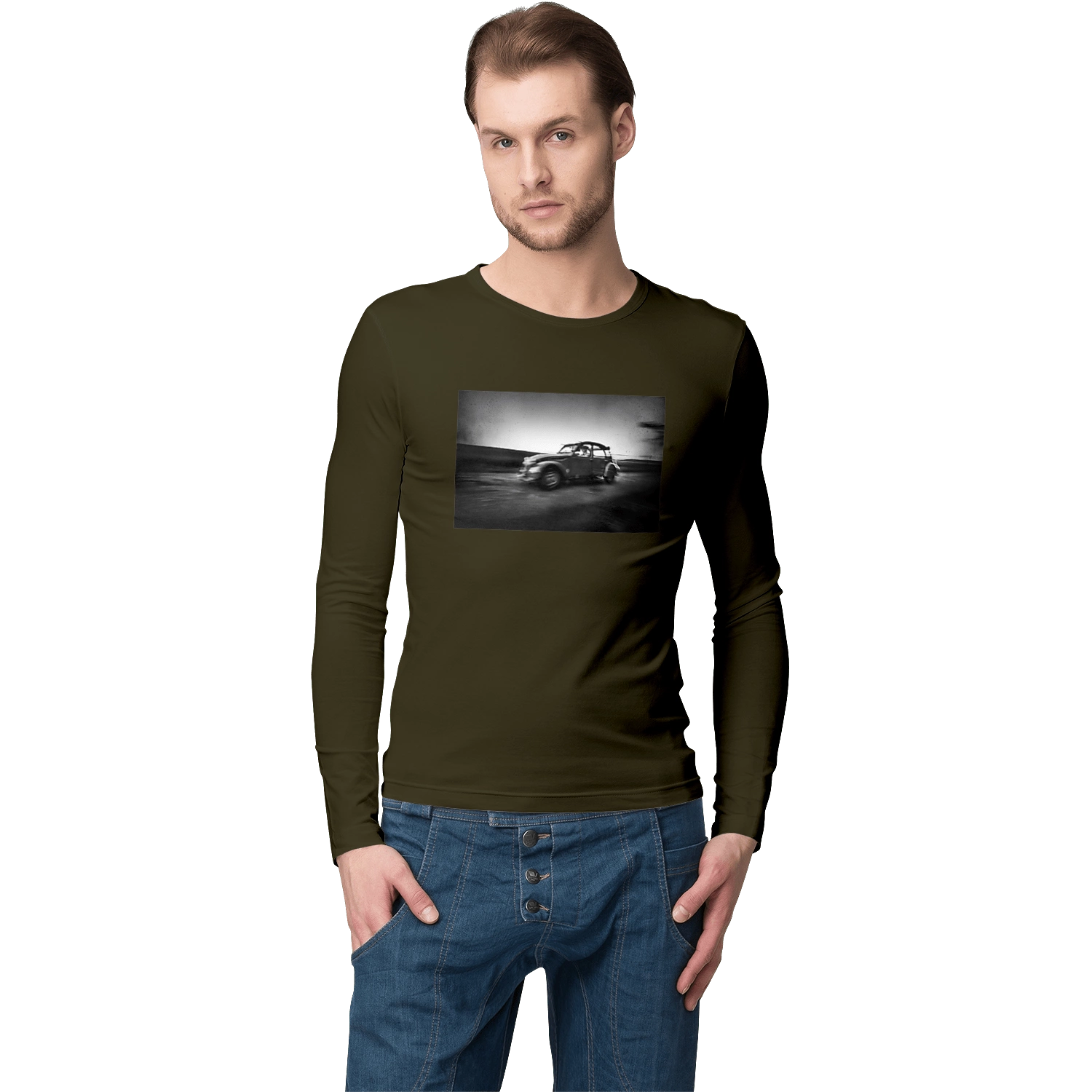 Ретро машина чб