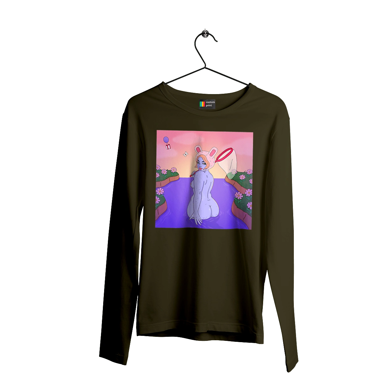 Фіолетова Дівчина На Полюванні