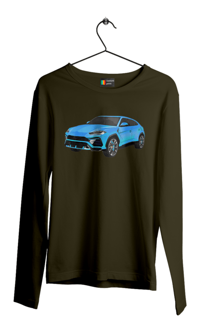 Men`s longsleeve with prints Lamborghini Urus. Car, lamborghini, lamborghini urus, lamborghini urus car, urus. 2070702