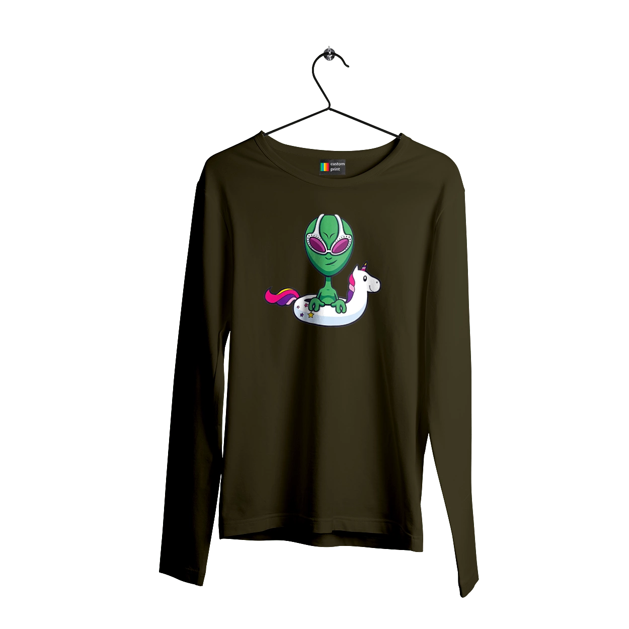 Alien Floats In A Circle