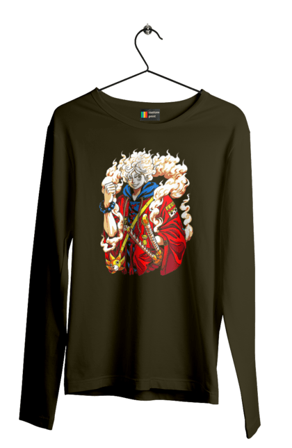 Men's longsleeve with prints One Piece Luffy. Anime, luffy, manga, monkey de luffy, one piece, pirates. 2070702