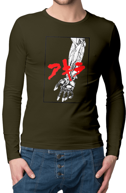 Men's longsleeve with prints Akira Tetsuo Shima. Akira, anime, cyberpunk, manga, tetsuo shima. 2070702