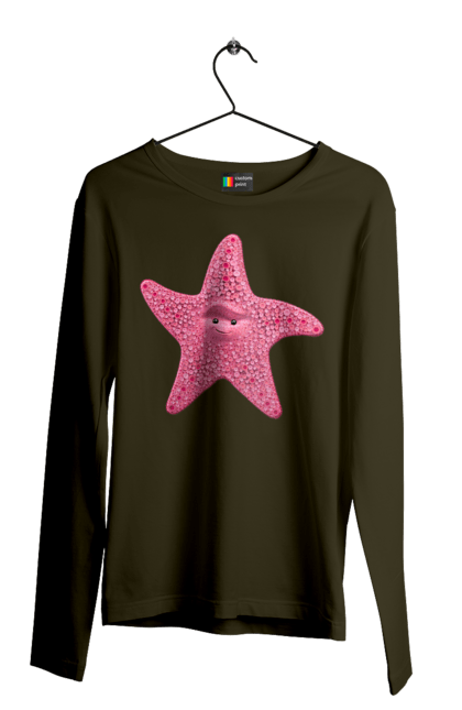Men`s longsleeve with prints Star, In Search Of Nemo, Cartoon. Cartoon, finding nemo, star. 2070702