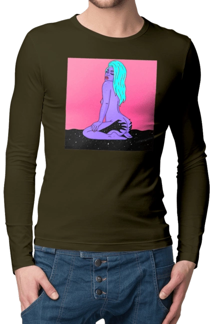 Purple Girl In Hands