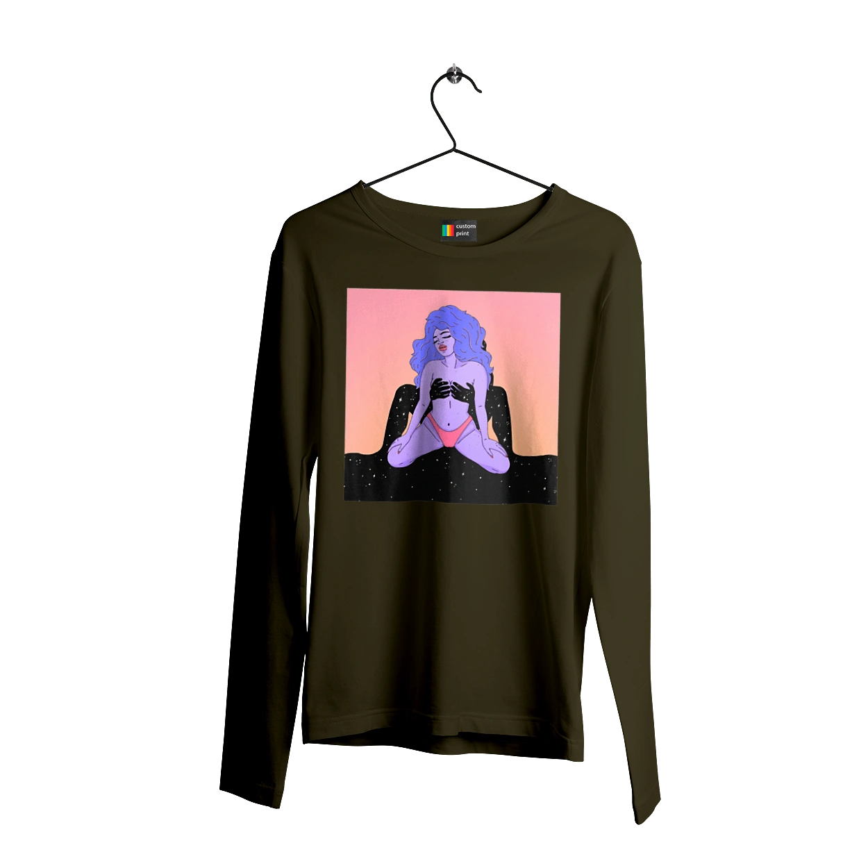 Purple Girl In Panties