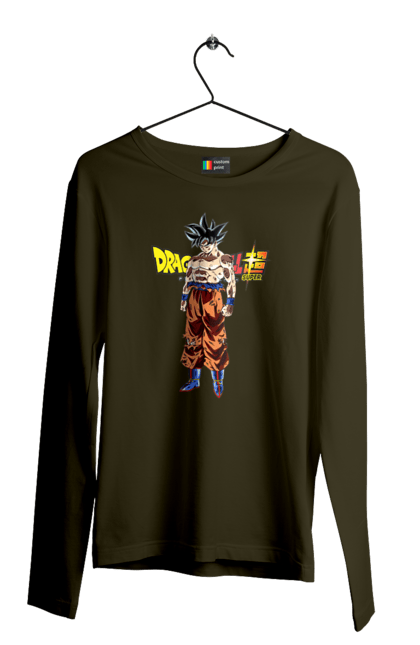 Чоловічій лонгслів з принтом "Перли дракона Сон Гоку". Dragon ball, manga, son goku, аніме, гоку, манга, перли дракона, сон гоку. 2070702