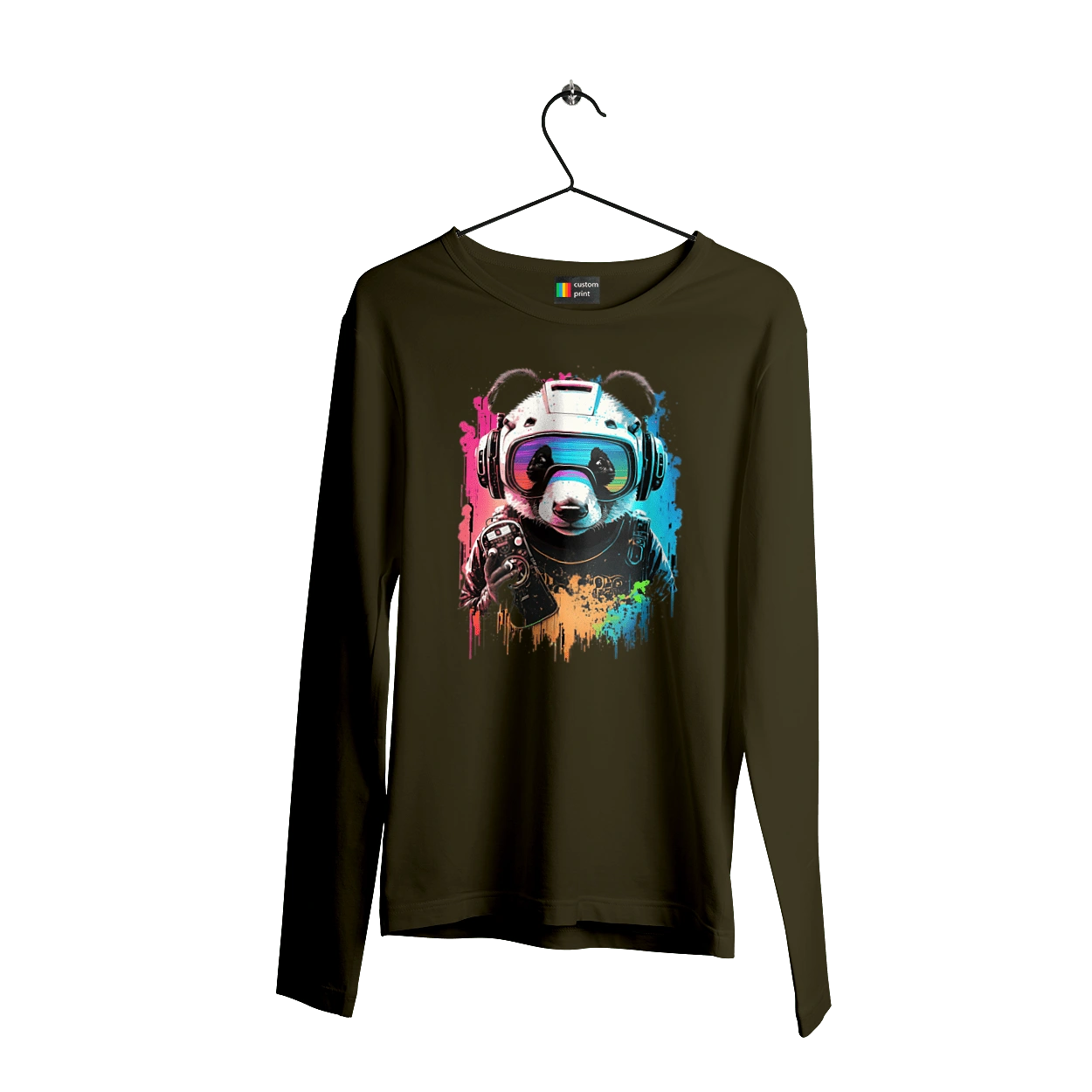 Панда в VR шолом