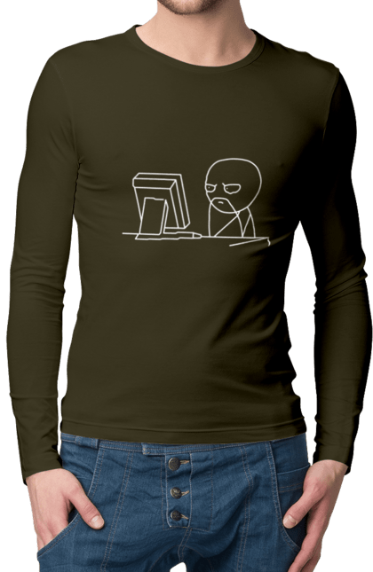 Чоловічий лонгслів з принтом "Програміст". Angular, c, css, html, it, javascript, jquery, php, python, react, svelt, vue, айтишник, айті, гумор, код, кодувати, прогер, програміст, програмісти, ти ж, ти ж програміст, тиж програміст. 2070702