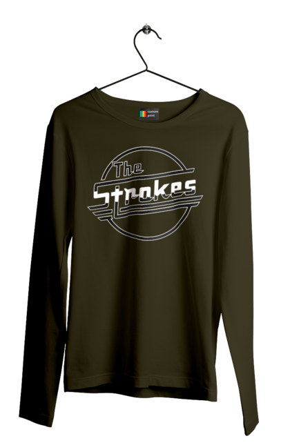 Men's longsleeve with prints The Strokes. Alternative rock, garage rock, group, indie, indie rock, music, post-punk revival, rock, strokes. 2070702