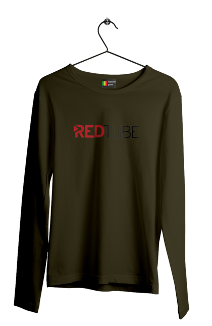 Men`s longsleeve with prints Red tube. Brazzers, brothers, hub, porn, porn hub, pornhub, red tube. 2070702