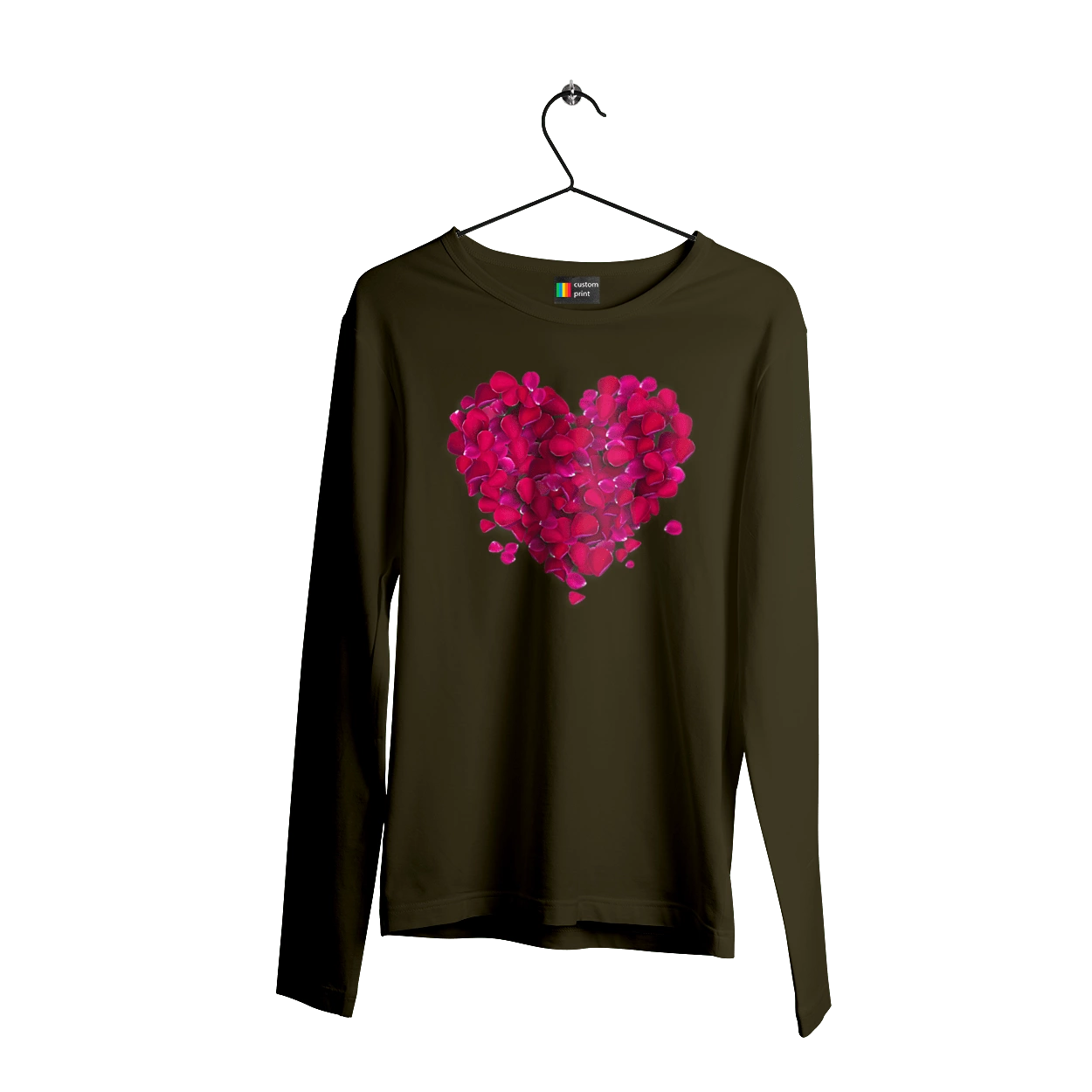 Сердце Из Лепестков Роз