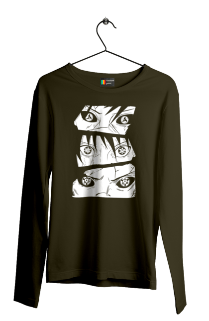 Men's longsleeve with prints Naruto Uchiha. Anime, manga, naruto, sasuke, sasuke uchiha, uchiha. 2070702