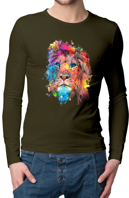 Лев із фарби