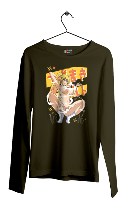 Men's longsleeve with prints Naruto Sexy Jutsu. Anime, character, manga, naruto, ninja, sexy jutsu, sexy technique, tv series. 2070702