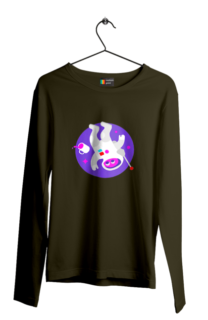 Чоловічий лонгслів з принтом "Космічний програміст". Angular, c, css, html, it, javascript, jquery, php, python, react, svelt, vue, айтишник, айті, гумор, код, кодувати, прогер, програміст, програмісти, ти ж, ти ж програміст, тиж програміст. 2070702