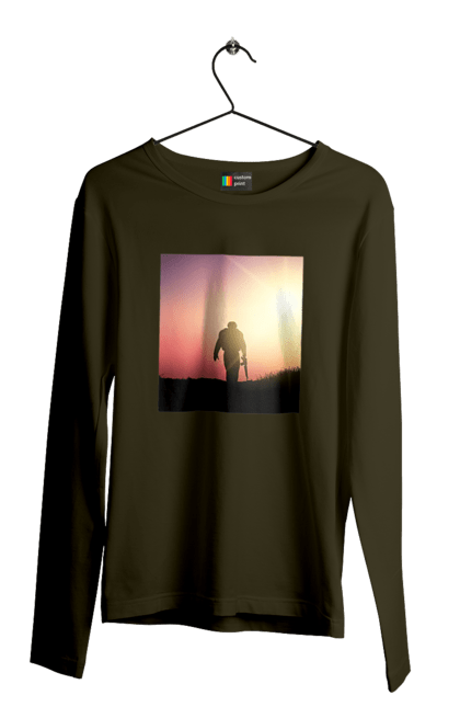 Чоловічий лонгслів з принтом "Патріот". Патриот, патриотизм, победа, украина, украинец. 2070702