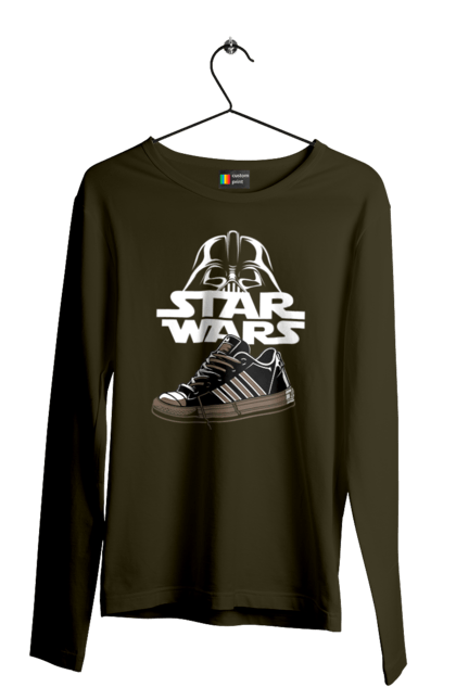 Men's longsleeve with prints Star Wars. Clone, helmet, lukasfilm, star wars, stormtrooper, trooper. 2070702