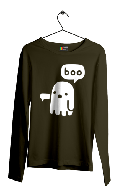 Чоловічий лонгслів з принтом "BOO (мова програмування)". Айті, мова програмування, програма, програміст, технічне завдання, ти ж програміст, транслятор boo, тривимірні програми, фрілансер. 2070702