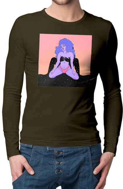 Purple Girl In Panties