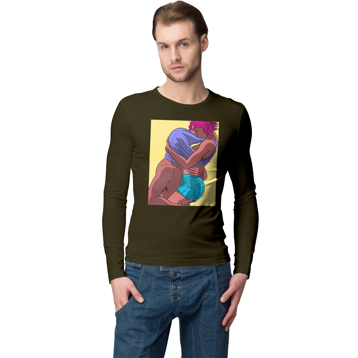 Man Under The T-Shirt In Girls