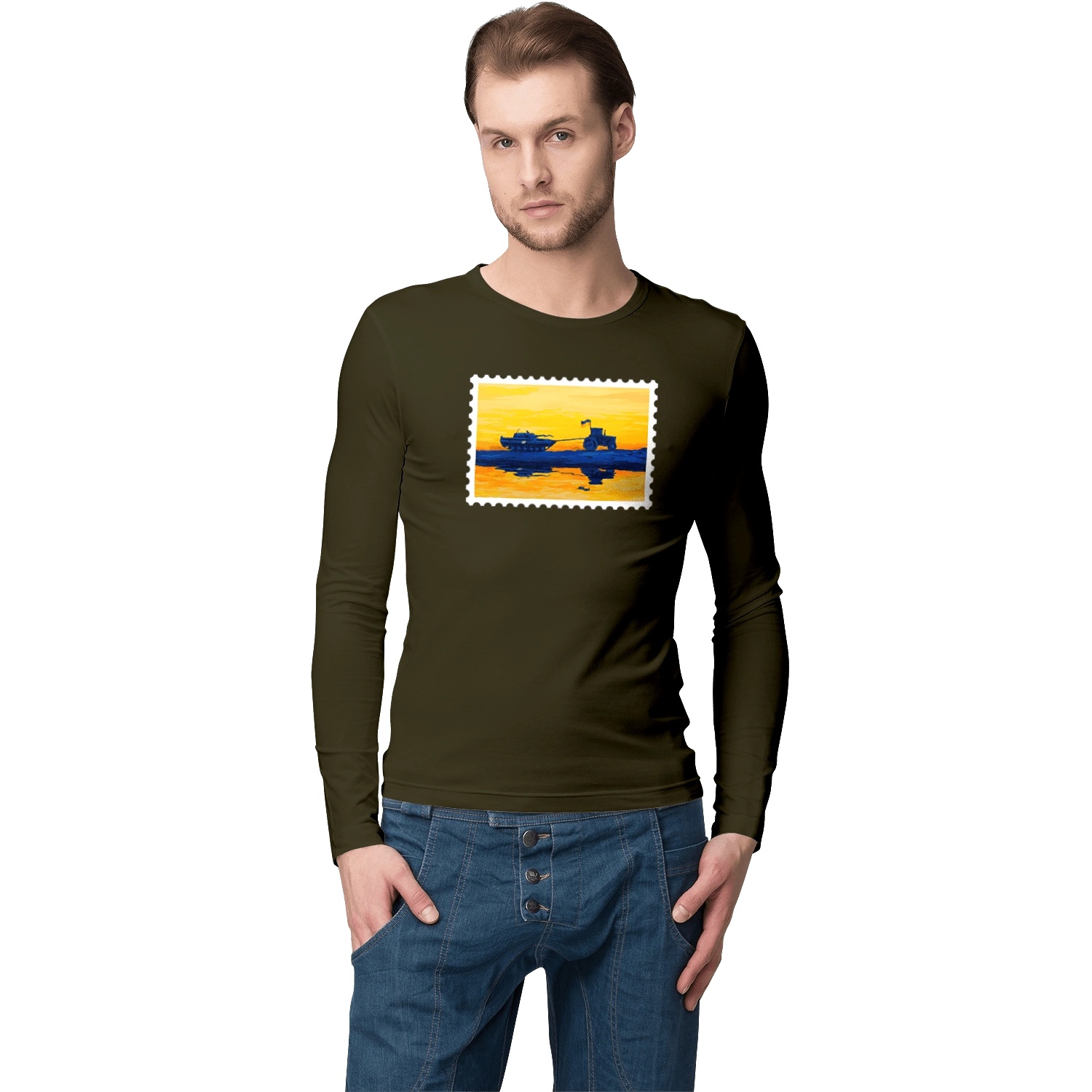 Нова марка, трактор що тягне танк