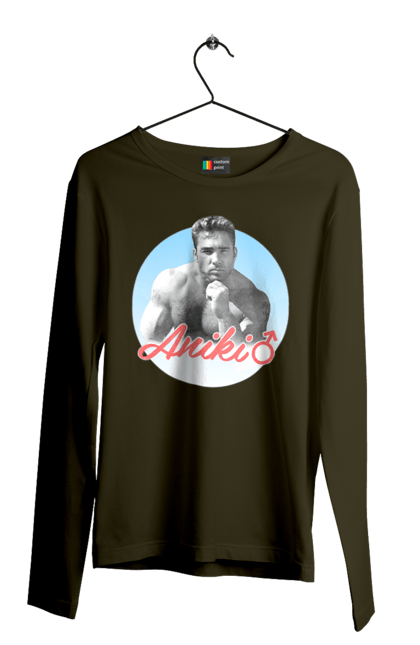 Мужской лонгслив с принтом Билли Херрингтон. Аники, билли, билли херрингтон, гачи, гачимучи, прикольная, херрингтон, юмор. 2070702