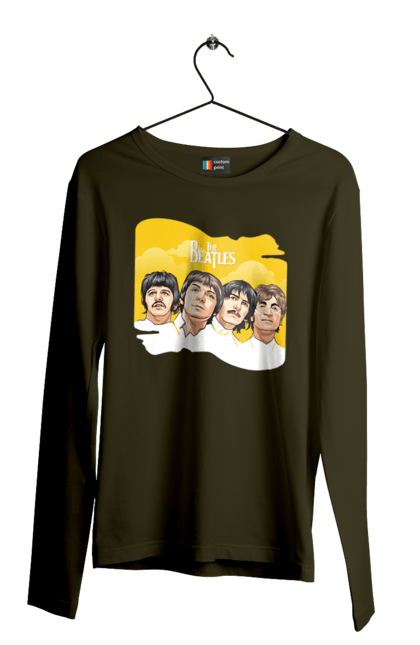 Men's longsleeve with prints The Beatles. Beatles, george harrison, john lennon, liverpool four, music, paul mccartney, ringo starr. 2070702