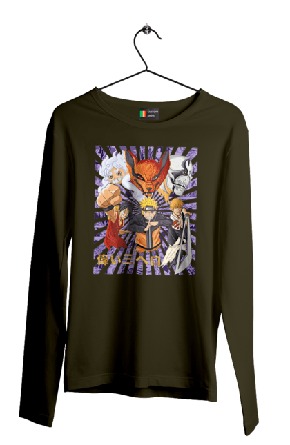 Men's longsleeve with prints Anime. Anime, fandom, light novel, manga. 2070702