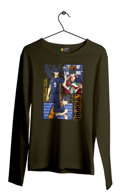 Men's longsleeve with prints Haikyu!! Tobio Kageyama. Anime, haikyu, kageyama, manga, sports anime, tobio kageyama, volleyball. 2070702