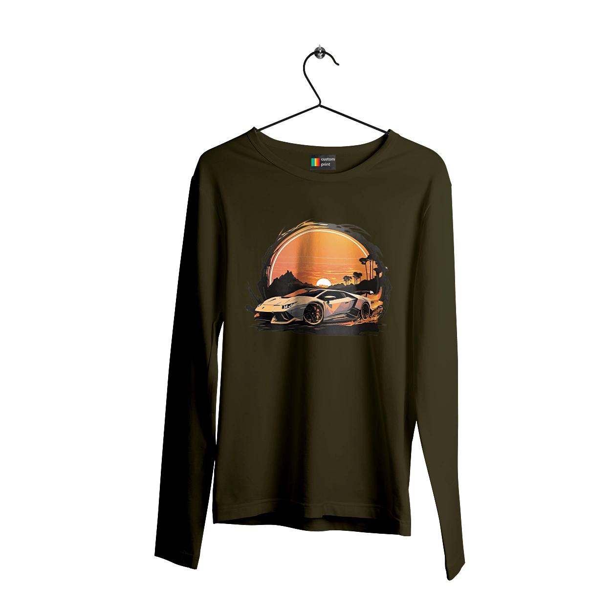 Ламборджини на закате