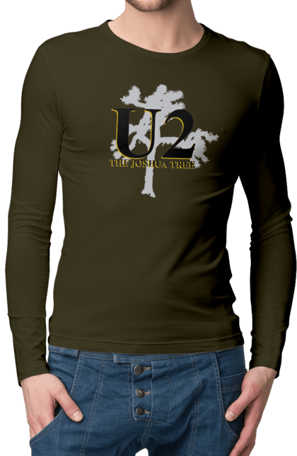 Men's longsleeve with prints Group U2. Alternative rock, dance rock, group, music, post-punk, rock, soft rock, tour. 2070702