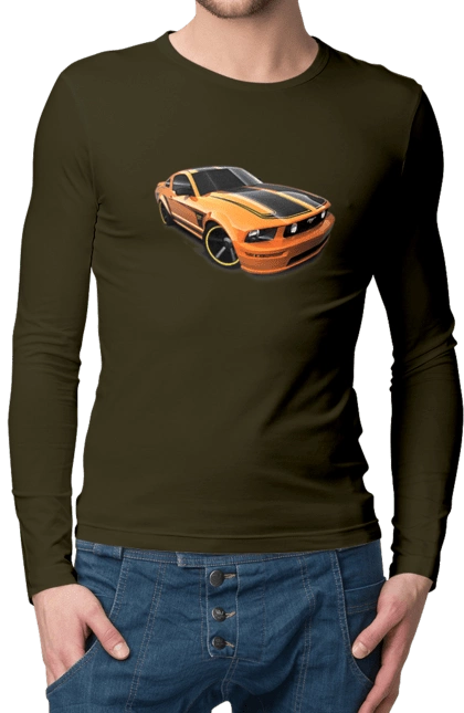 Orange, high speed car