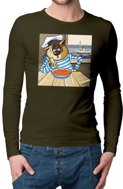 Cat Sailor, On The Ship Eats Red Caviar