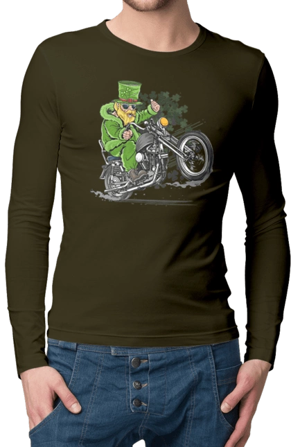 Patrick On A Motorcycle