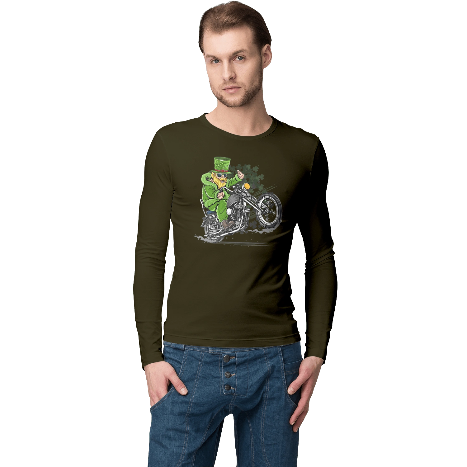 Patrick On A Motorcycle