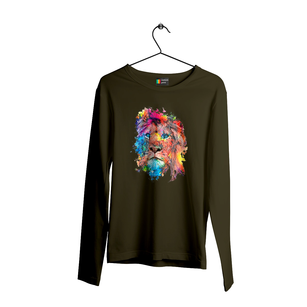 Лев із фарби