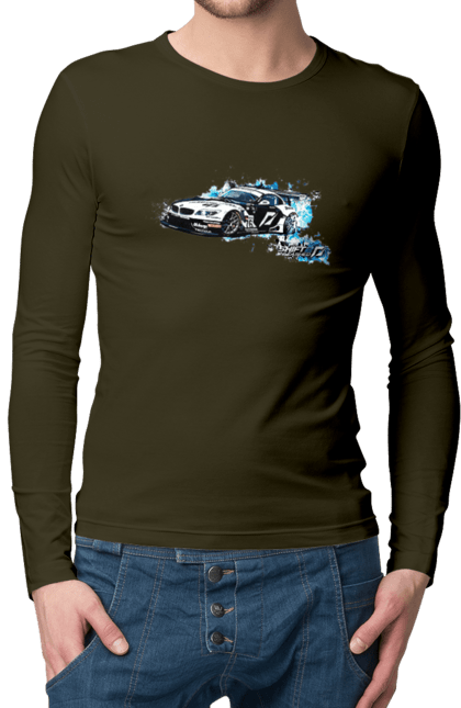 Men`s longsleeve with prints Need for speed. Heat, need, need for speed, nfs, speed, unbound. 2070702