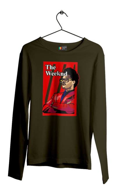 Чоловічій лонгслів з принтом "The Weeknd". Tesfaye, weeknd, актор, продюсер, співак, тесфайє. 2070702