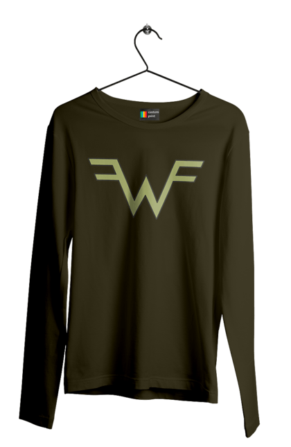 Men's longsleeve with prints Weezer. Alternative rock, group, indie rock, music, pop rock, power pop, rock, weezer. 2070702