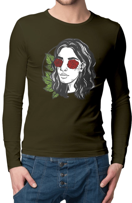 Girl With Roses In The Eyes